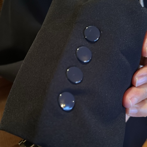 Veronica Beard Iconic Scuba Dickey Jacket in Navy with Grey Dickey Sz18 - Picture 11 of 15